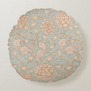 Almofada Redonda Tulipa Selvagem Floral Design de William Morris