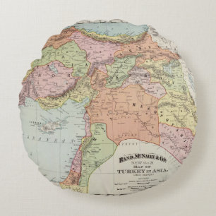 Almofada Redonda Turquia em Ásia 6