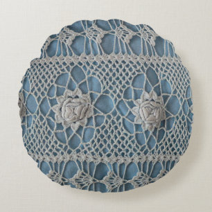 Almofada Redonda Um fragmento de uma inserção ampla contém pequeno 