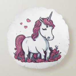 Almofada Redonda unicorn cushion