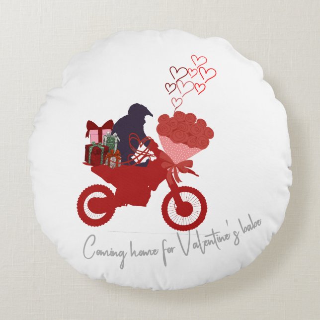 Almofada Redonda Valentine gift (Frente)