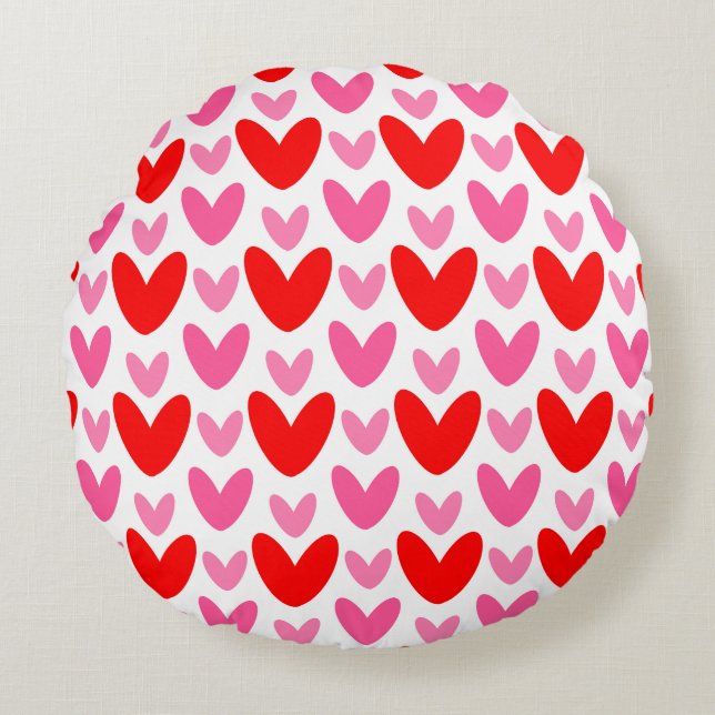 Almofada Redonda Valentine's Day Pillow (Frente)