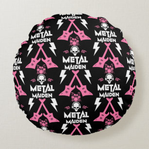 Almofada Redonda Ventilador de música de Pintinho Heavy Metal