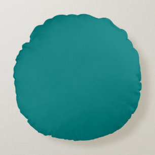Almofada Redonda Verdadeiro Teal