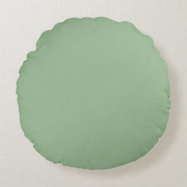Almofada Redonda Verde Suave,Adorável, Sólido, Moderno, Simples, Na