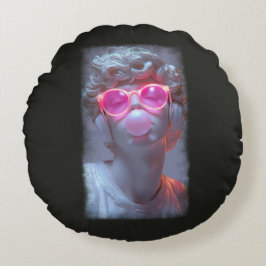 Almofada Redonda Vibes em repouso,