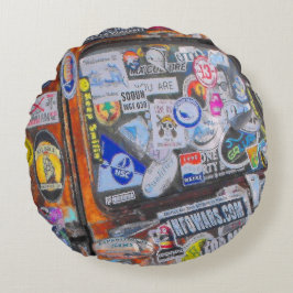 Almofada Redonda Vinhetas