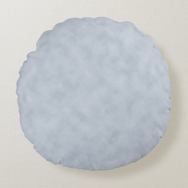 Almofada Redonda Vintage Blue Cinza Parerging Textura (Frente)