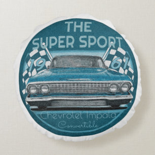Almofada Redonda Vintage Chevy