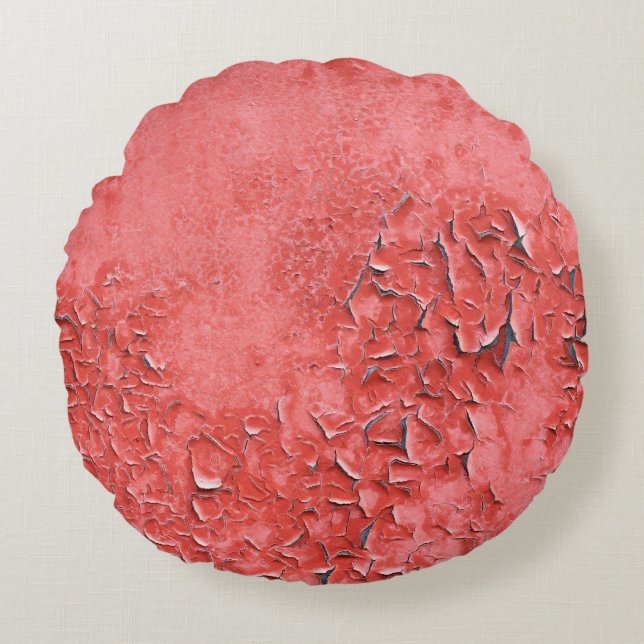 Almofada Redonda Vintage Rusty Wall Textura (Frente)