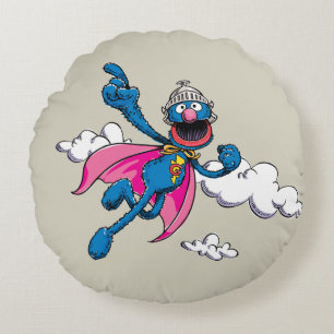Almofada Redonda Vintage Super Grover