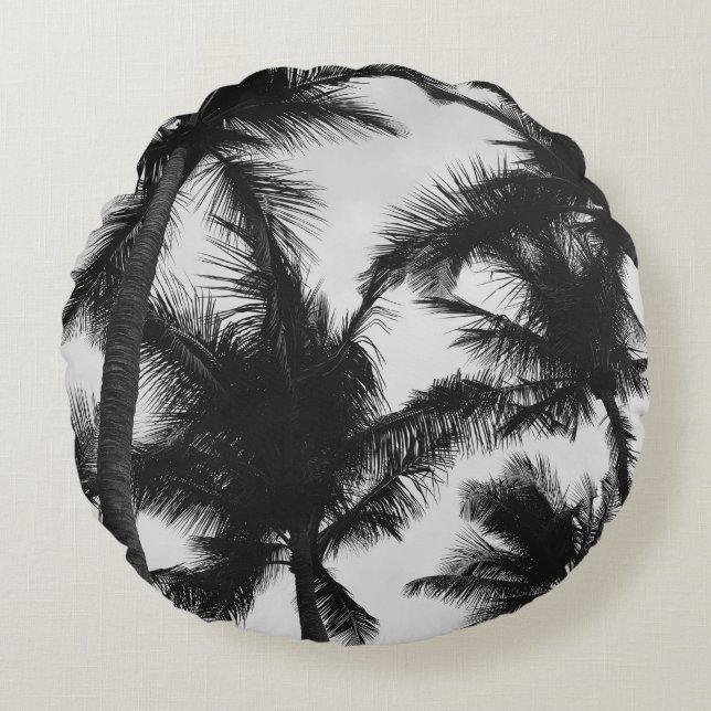 ALMOFADA REDONDA VINTAGEM COCONUT PALM TREE (Frente)