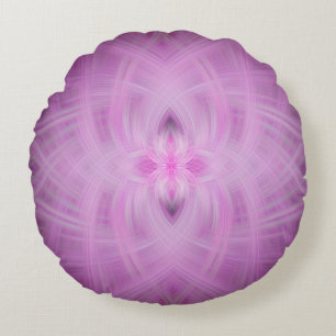 Almofada Redonda VIOLET - Arte Fractal -
