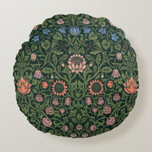Almofada Redonda Violet e Columbine por William Morris