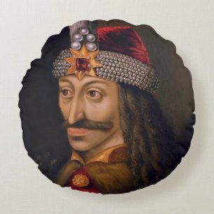 Almofada Redonda Vlad Tepes: Empalador, Príncipe Dragão Drácula Voi