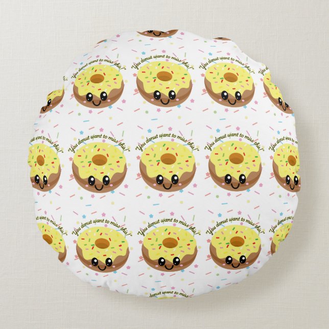 ALMOFADA REDONDA VOCÊ ROSQUINHA QUER UMA PERDA ISSO (Frente)