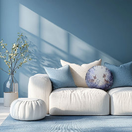 Almofada Redonda Voos em Crepúsculo