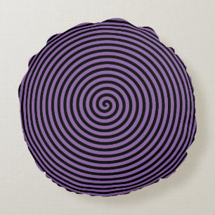 Almofada Redonda Vortex roxo