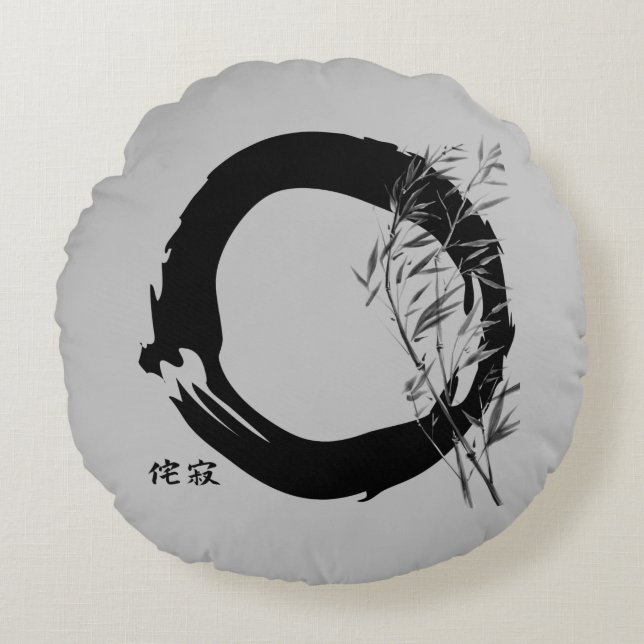 Almofada Redonda Wabi Sabi (Frente)