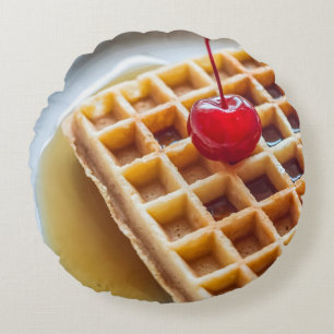 Almofada Redonda Waffle