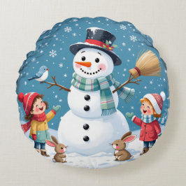 Almofada Redonda „Weihnachtliche Harmonie“