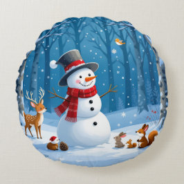 Almofada Redonda „Weihnachtliche Harmonie“