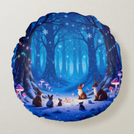 Almofada Redonda „Weihnachtliche Harmonie“