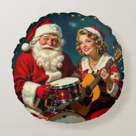 Almofada Redonda „Weihnachtliche Harmonie“