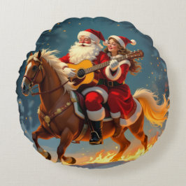 Almofada Redonda „Weihnachtliche Harmonie“