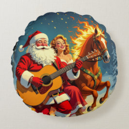 Almofada Redonda „Weihnachtliche Harmonie“