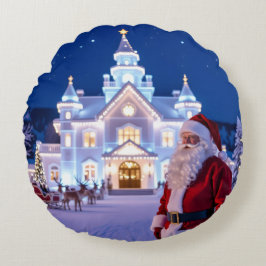 Almofada Redonda „Weihnachtliche Harmonie“