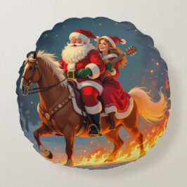 Almofada Redonda Weihnachtliche Harmonie“107