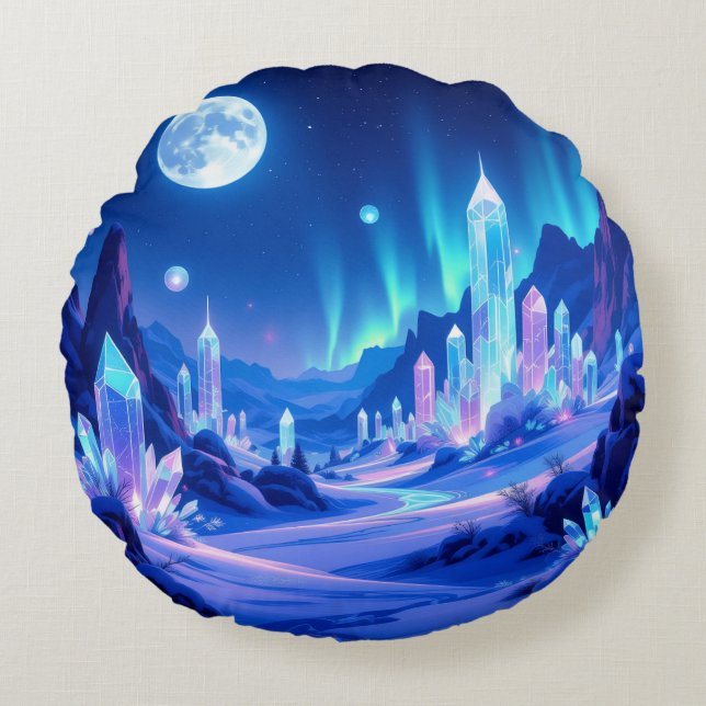 Almofada Redonda „Weihnachtliche Harmonie“64 (Frente)