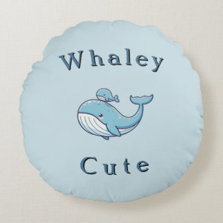 Almofada Redonda Whaley Cute Baby
