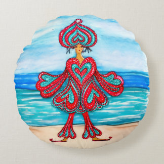 Almofada Redonda Where your Heart on your sleeve!