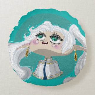 Almofada Redonda Whimsical Frieren