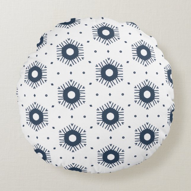Almofada Redonda White colour  Round Pillow (Frente)