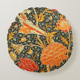 Almofada Redonda William Morris Cray Wallpaper Pattern