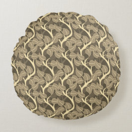 Almofada Redonda William Morris design, Artes e Artesanatos, botâni