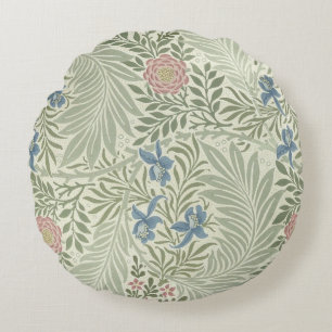 Almofada Redonda William Morris Larkspur Floral Wallpaper