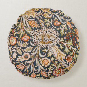 Almofada Redonda William Morris Trent Garden Flower Pattern Classic