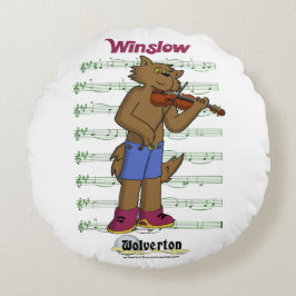 Almofada Redonda Winslow Round Throw Pillow