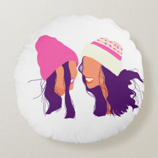 Almofada Redonda Winter Friends • Christmas