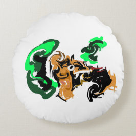 Almofada Redonda Wolf  winter  joy