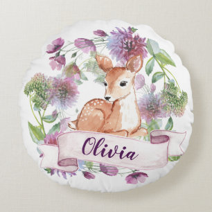 Almofada Redonda Woodland Deer soft Baby Blanket