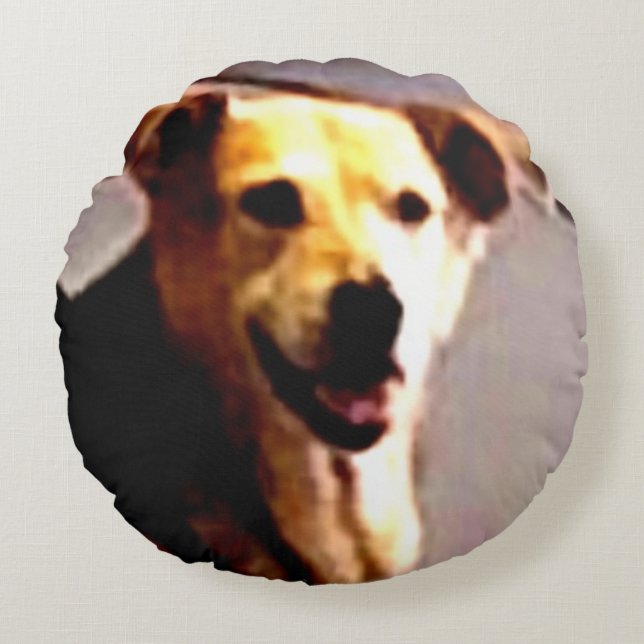 Almofada Redonda Woofs N' Wags (Frente)