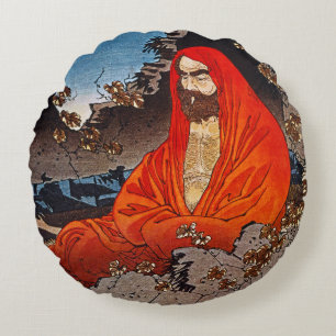 Almofada Redonda Yoshitoshi: Homem santamente