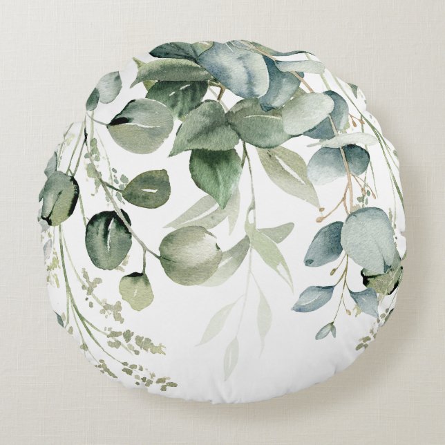 Almofada Redonda Your Custom Sturdy Spun Polyester Round Pouf (Frente)