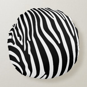 Almofada Redonda Zebra Animalprint