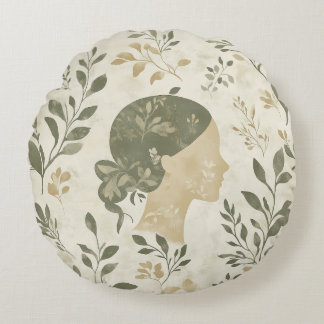 Almofada Redonda Zodiac Vibes Virgo - Travesseiro Round